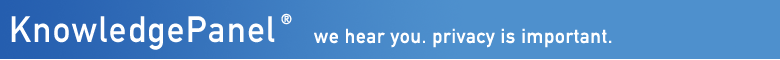 KnowledgePanel we hear you. privacy is important.